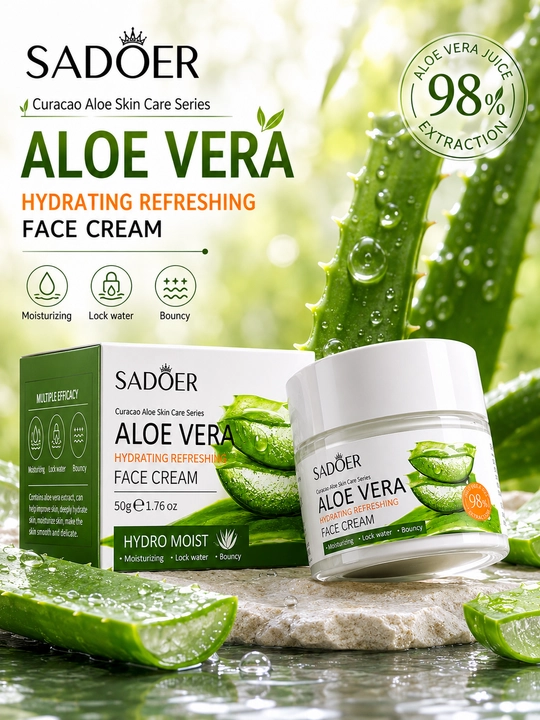 Крем для лица SADOER Vitamin C Brightening Moist Face Cream, 100 г - 