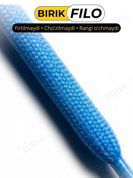 BIRIK FILO - Круглые шнурки 5мм полиэстер 100 см