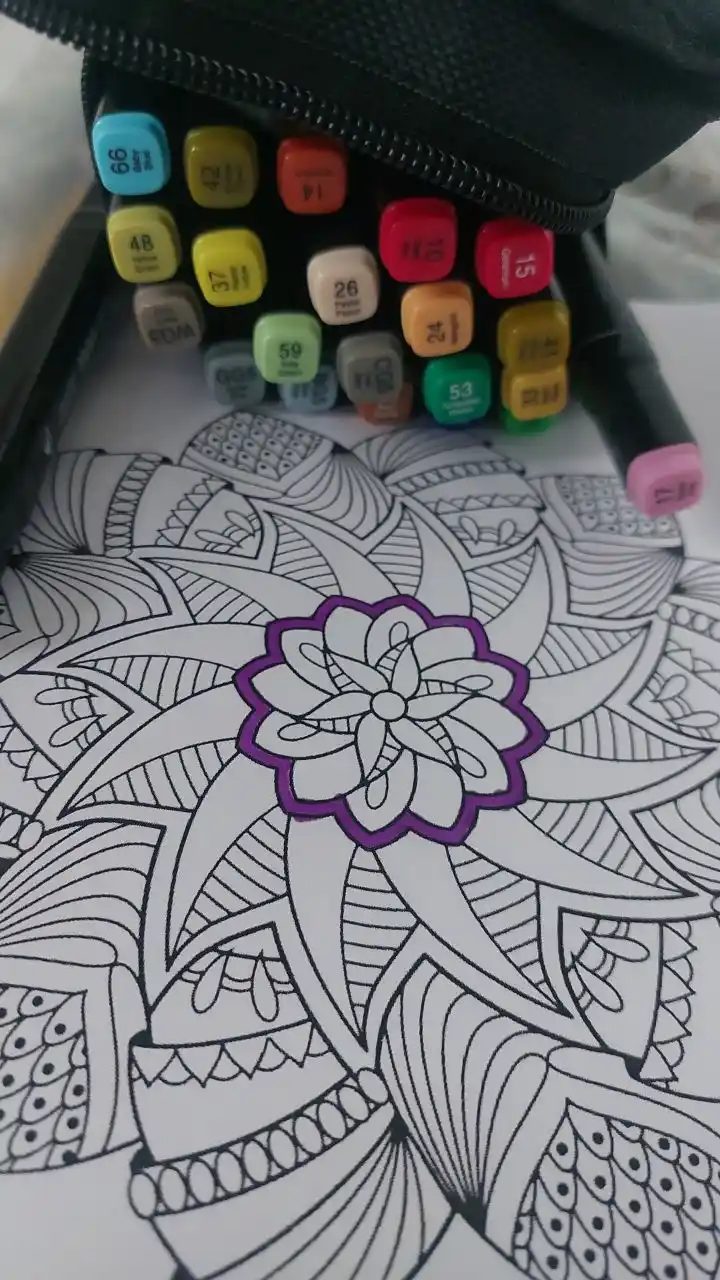 Ko'p rangli markerlar to'plami Touch, sketching uchun flomasterlar