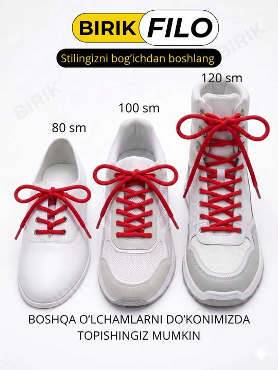 BIRIK FILO - 5 mm li 120 sm li poliester yumaloq bog‘ichlari