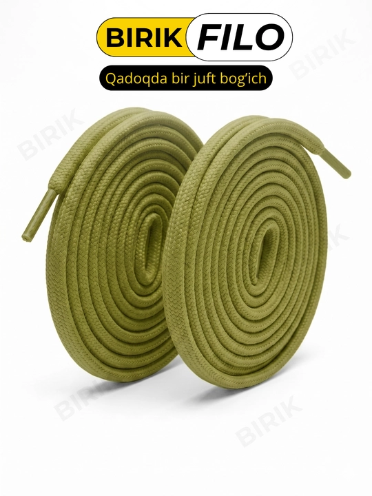 BIRIK FILO - 5 mm li 120 sm li poliester yumaloq bog‘ichlari