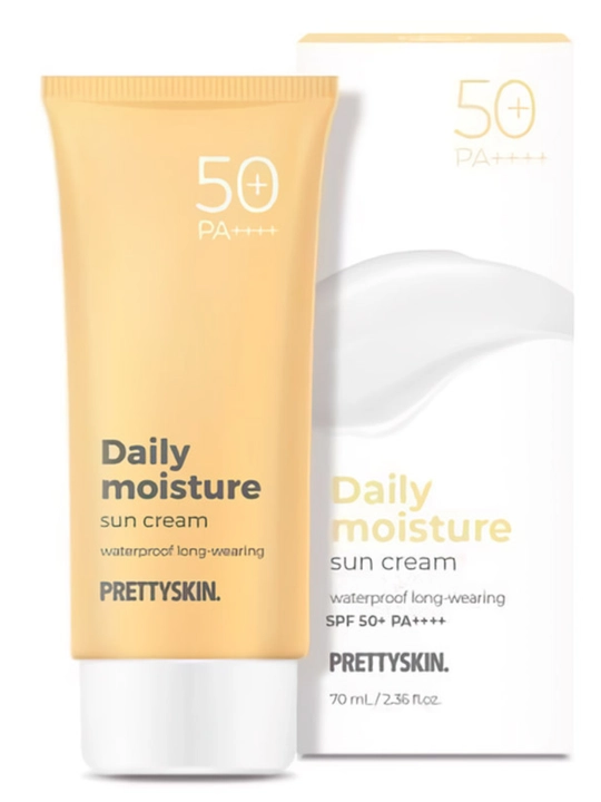 PRETTYSKIN SPF50+ PA++++ quyosh kremi 4 turdagi tone up va aqua sun cream - 