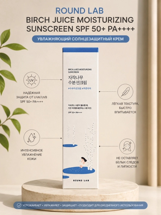 Krem, SPF 50+ quyoshdan himoya kremi terini namlaydi va zararli nurlardan asraydi