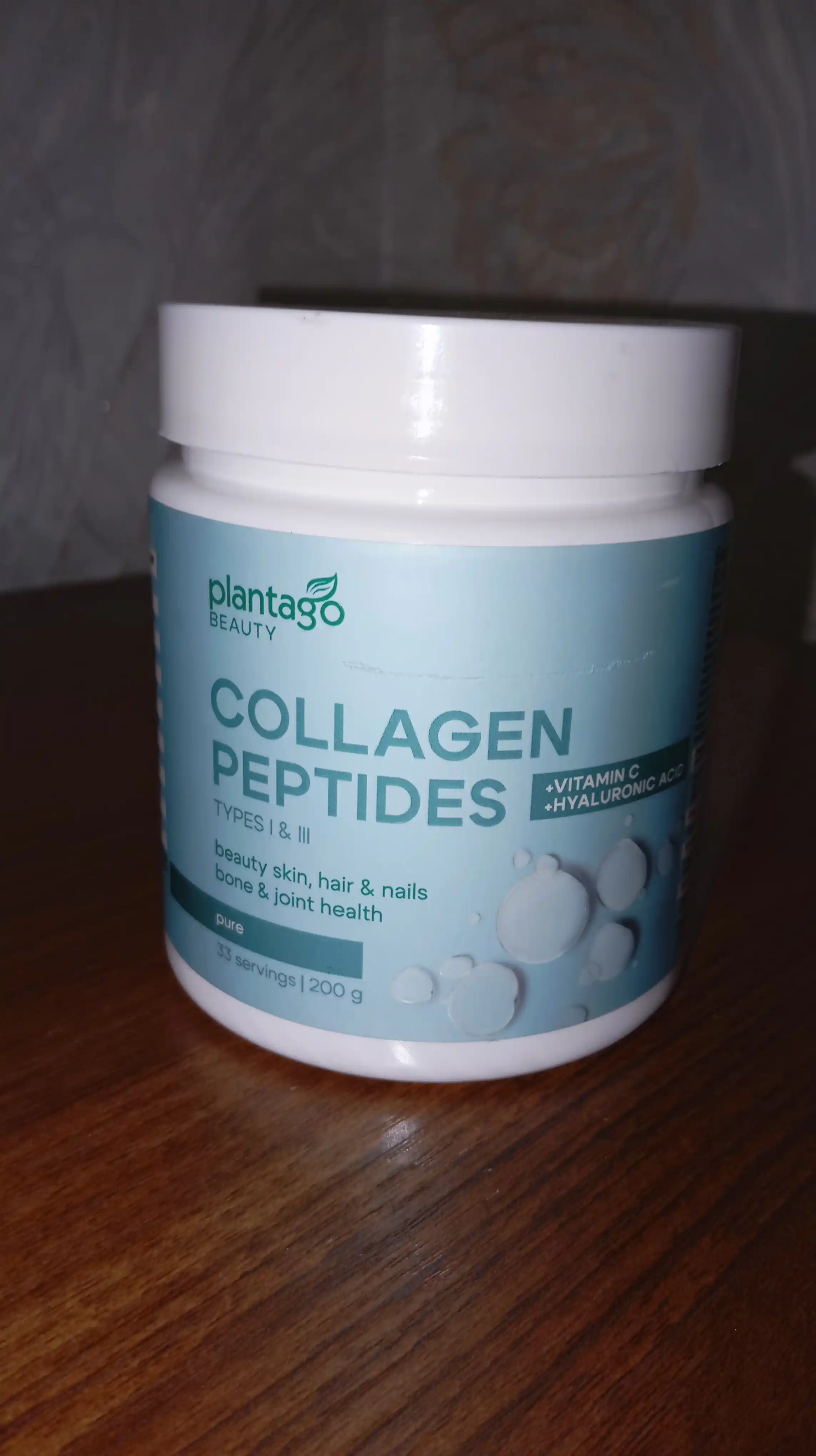 Peptidli kollagen + Vitamin C + Gialuron kislotasi, Primekraft, kukun, 200 gr