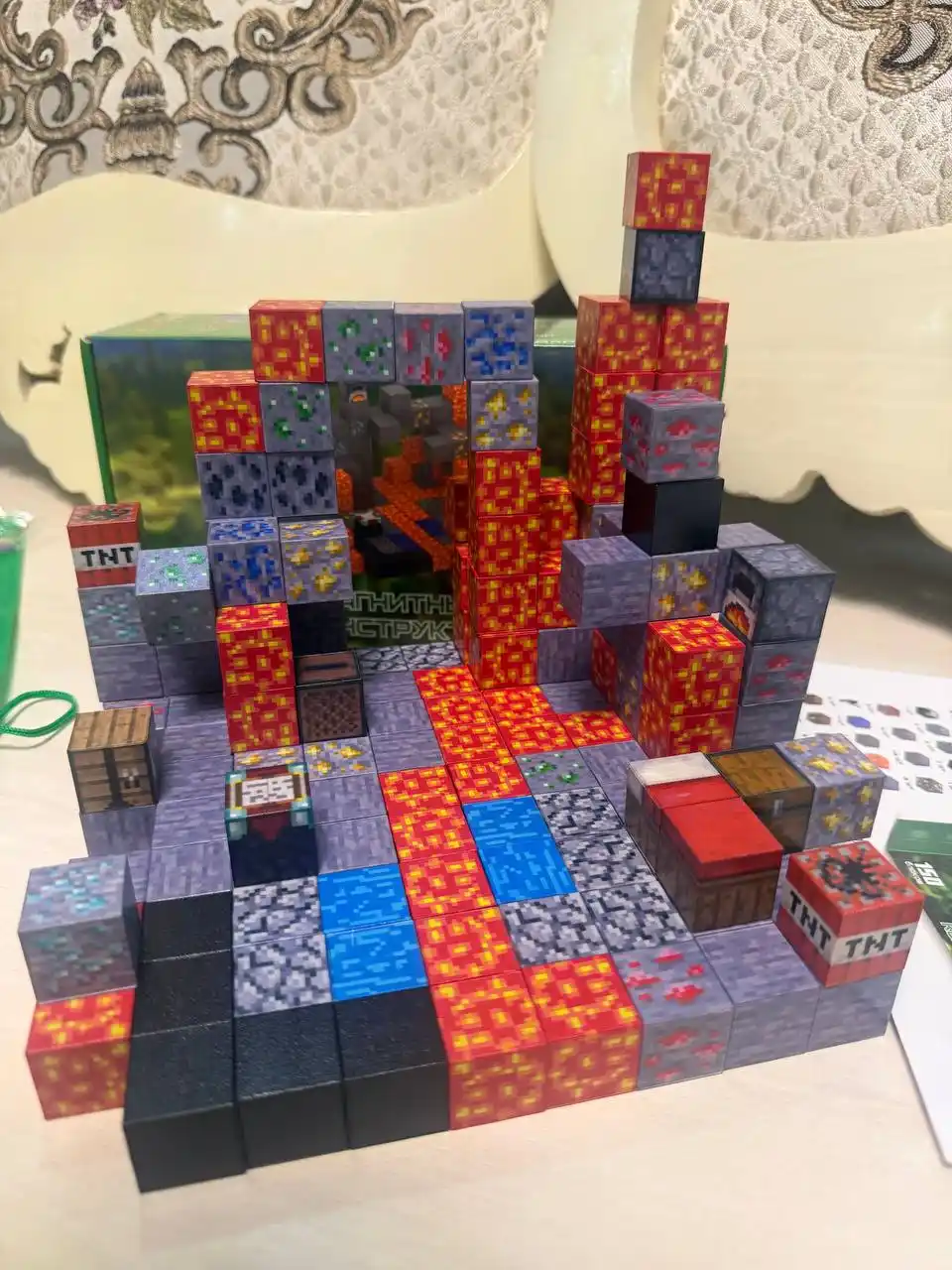 Магнитный конструктор Minecraft
