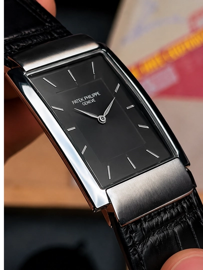 Patek Philippe мужские наручные часы премиальная luxury skeleton модель — MYESSEL-PATEK75-ЧЕРН