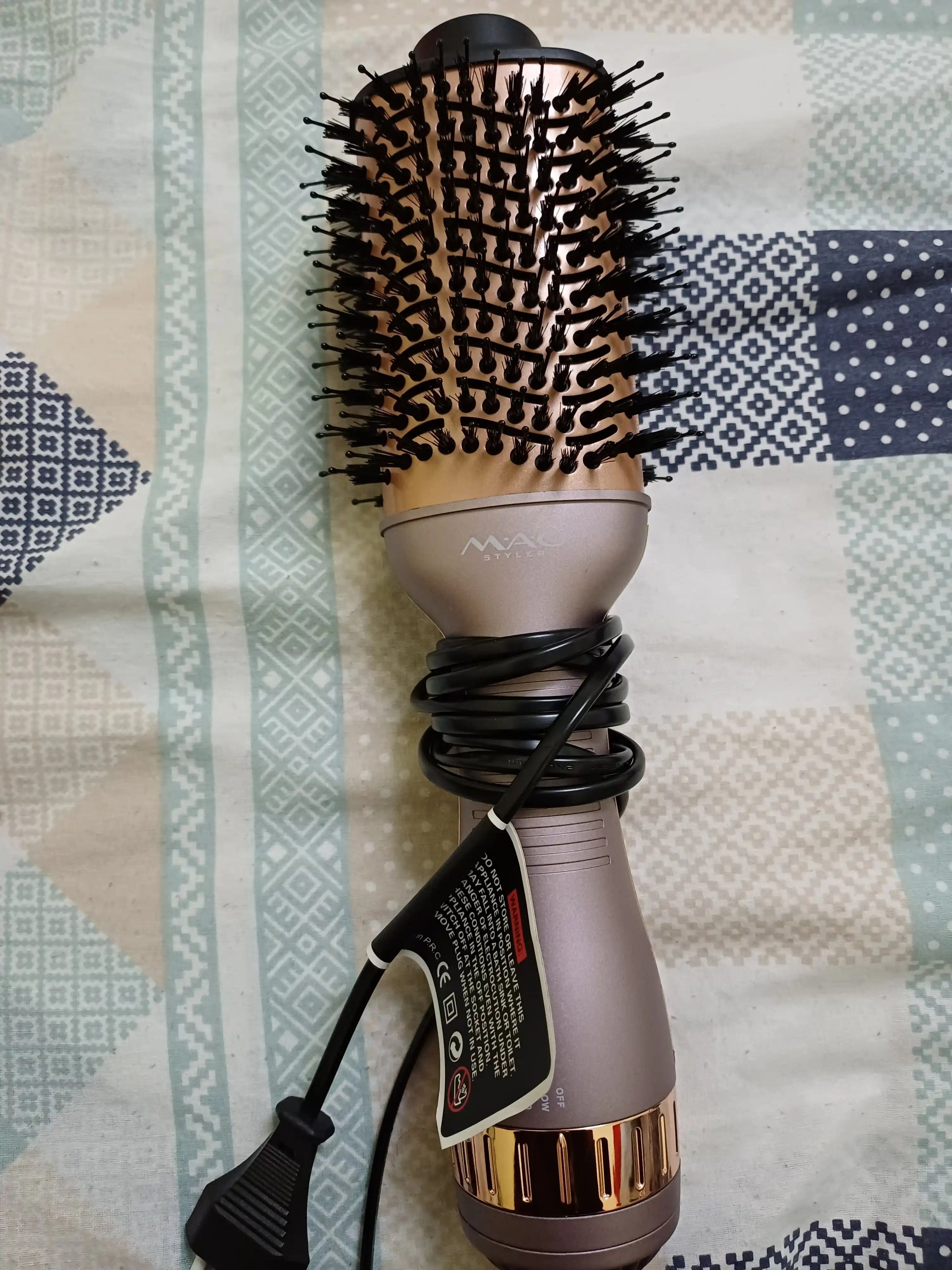 Фен-щётка MAC Styler, фен-расчёска, щётка для сушки волос, стайлер укладки волос, 3 режима