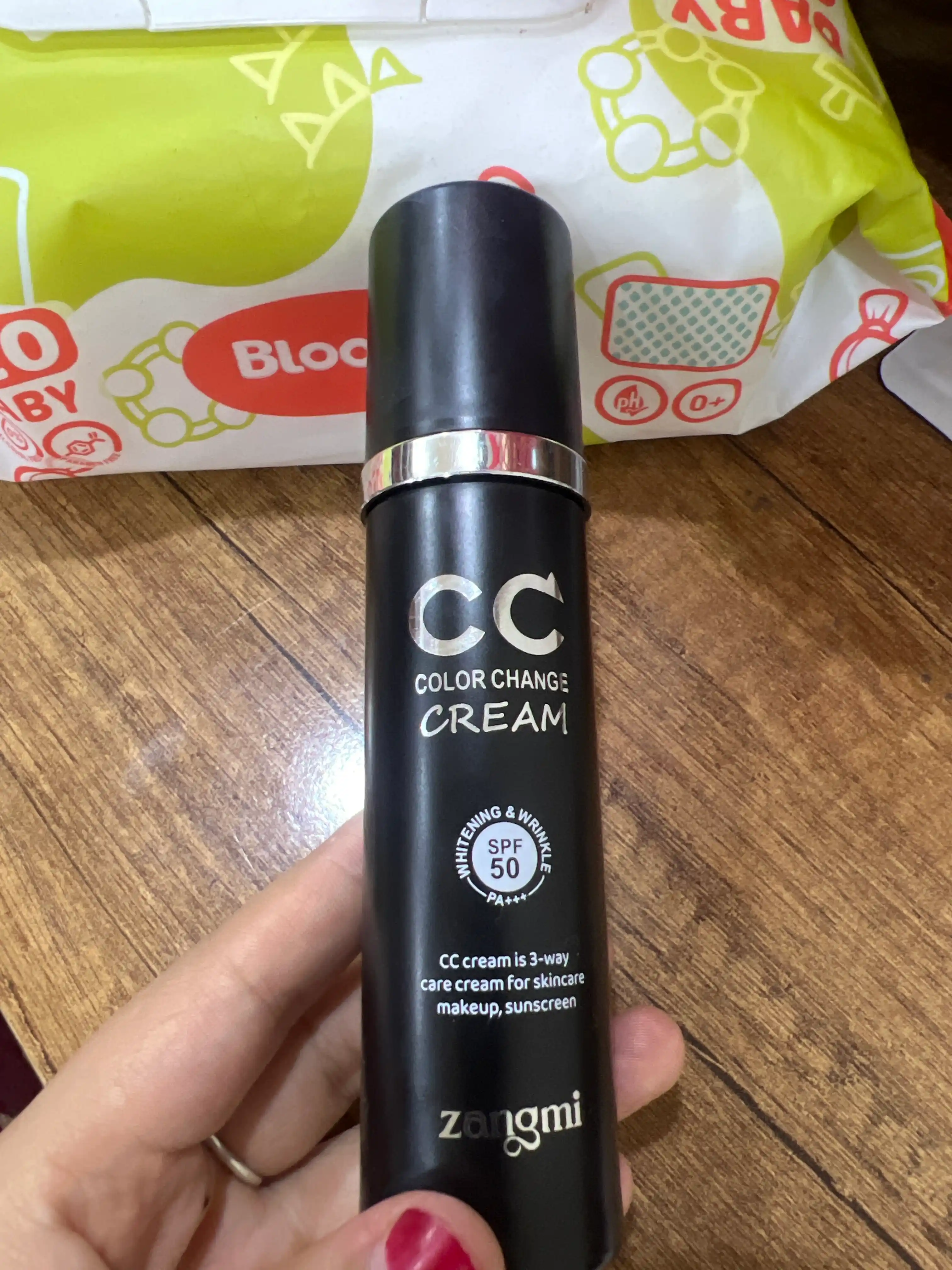CC крем ZANGMI SPF 50 — спф крем лица с эффектом color change и корейский защита от солнца