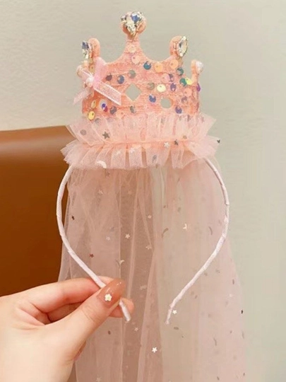 Ободок, ободок для дня рождения — SITABY-ABADOGQIZLAR-РОЗОВ