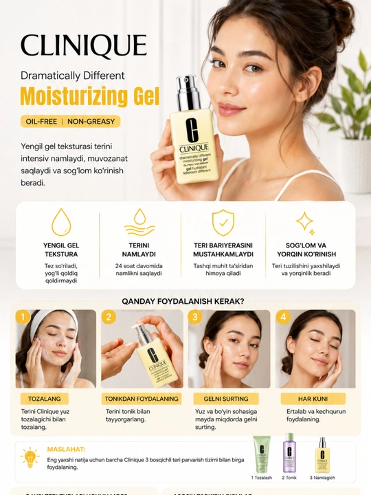 Clinique — Dramatically Different Moisturizing Gel
