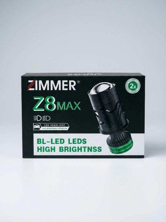 Zimmer Z8 MAX H4 yangi avlod led Lampasi BI-LED evektini beruvchi lampa - 