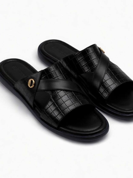 Classic Leather Slide — классические кожаные шлёпанцы