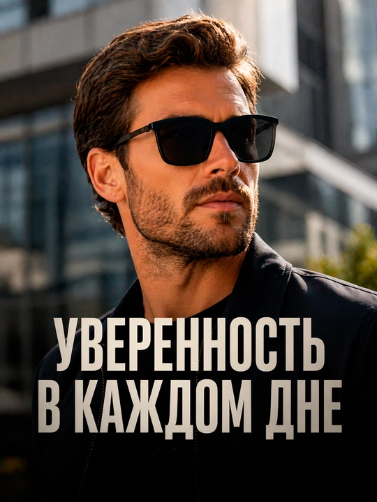 Поляризационные солнцезащитные очки с UV защитой, унисекс
