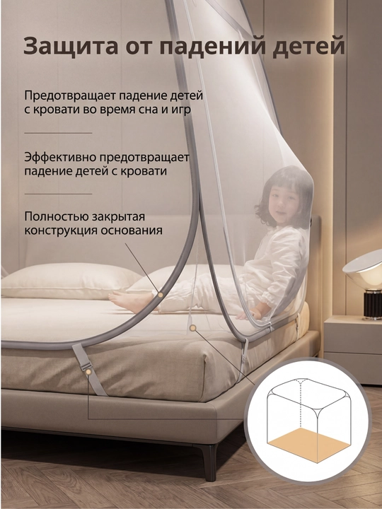 Москитная сетка, легко собирается