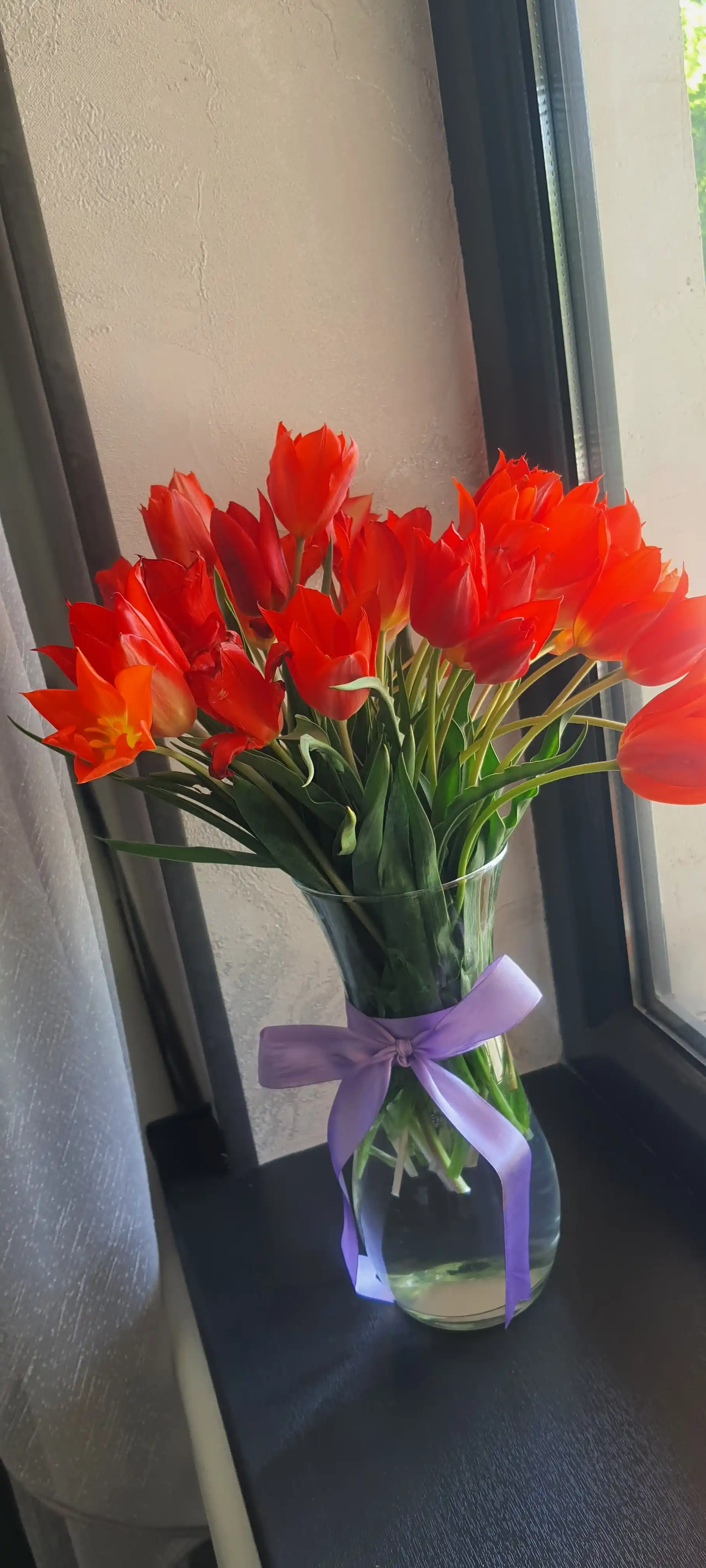 Ваза для цветов стеклянная Pasabahce Flora, прозрачная ваза, 24 см (240 мм), 1 штт