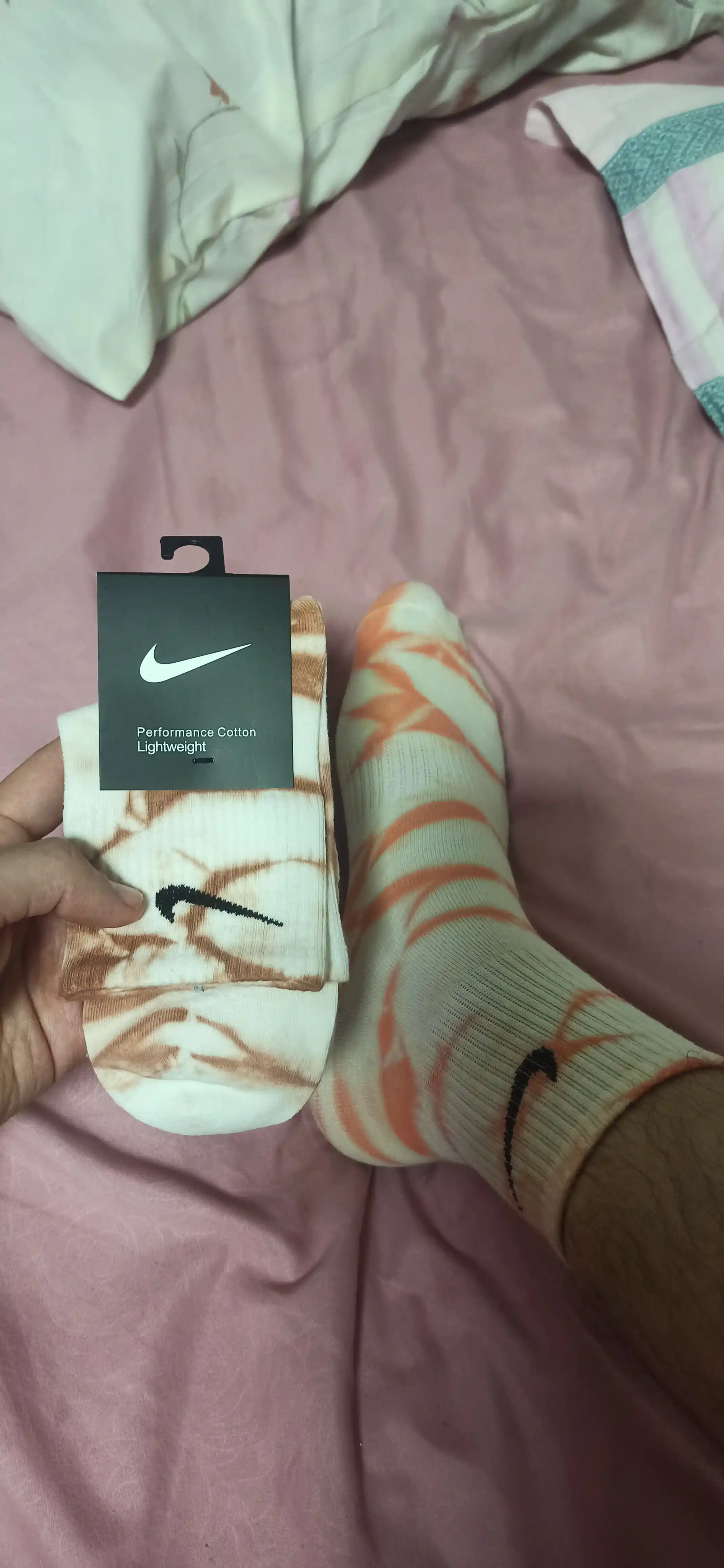 Sifatli Turetskiy rangli paypoqlar - Nike, o'rta uzunlikda, unisex