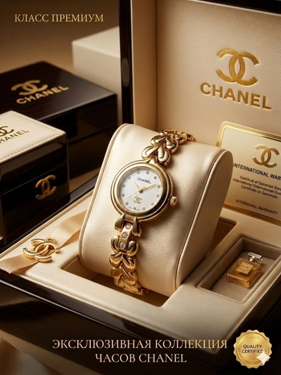 **Премиальные женские часы Chanel** — MYESSEL-CHANEL-ЗОЛОТ
