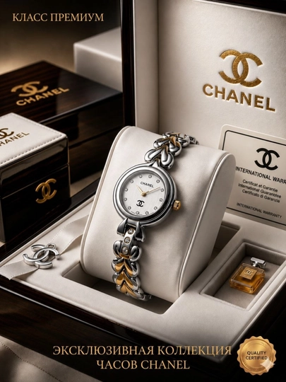**Премиальные женские часы Chanel** — MYESSEL-CHANEL-БЕЛЫЙ