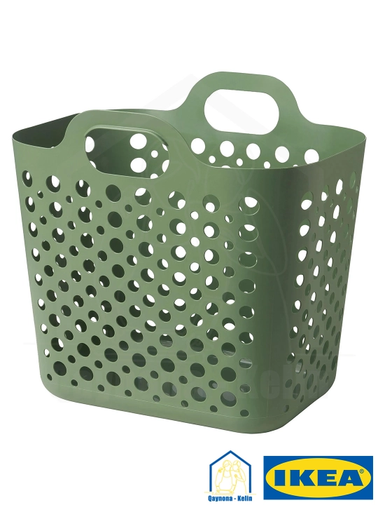 Kirlar uchun savat 24 litr, kiyimlar, piknik, o'yinchoqlar uchun universal savat, IKEA