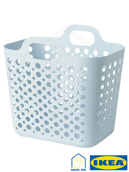 Kirlar uchun savat 24 litr, kiyimlar, piknik, o'yinchoqlar uchun universal savat, IKEA