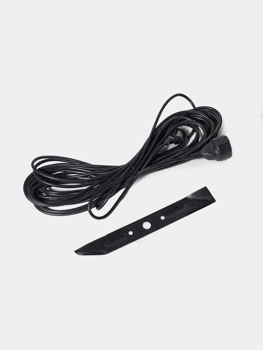 Gazonkasilka,Elektr gazon o‘rish mashinasi GIDROX GD-32 1000Vt, 320 mm,trimmer bilan, 10 m
