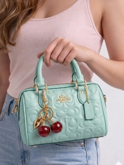 Сумка для женщин в стиле COACH, ZARA, DIOR, LOUIS, DOLCE GABBANA, HERMES через плечо — GERBO-ASORT-МЕНТОЛ