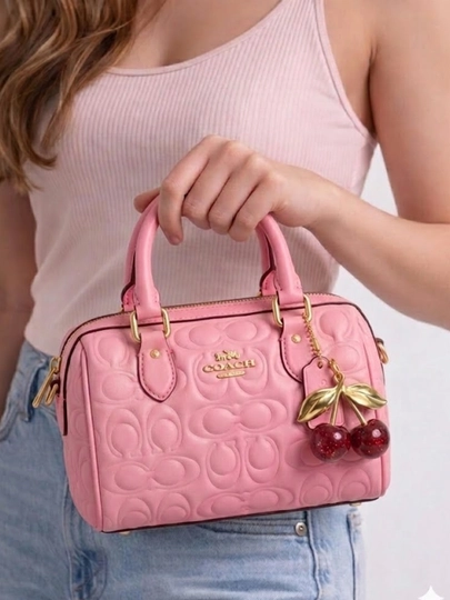 Сумка для женщин в стиле COACH, ZARA, DIOR, LOUIS, DOLCE GABBANA, HERMES через плечо — GERBO-ASORT-КОРАЛЛ