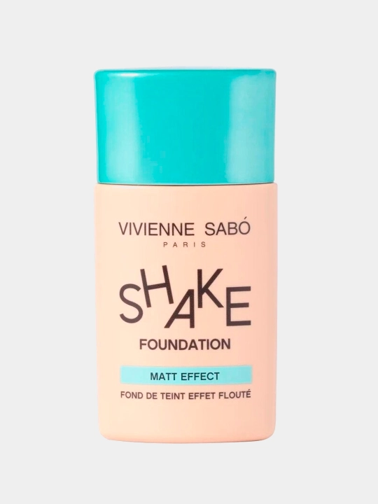 Krem tonal yuz uchun vivienne sabo shake foundation matt, xiralashtiruvchi, rang 03 - 