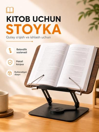 Универсальная подставка-подставка для Корана, книг, телефонов и планшетов