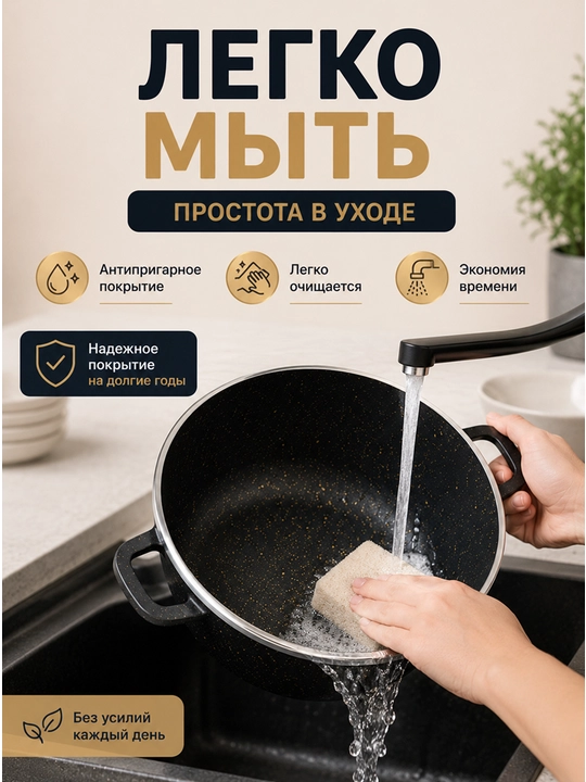 Набор кастрюль антипригарный, набор казанов, набор кострюль