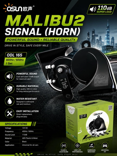 Сигналы Malibu. Malibu signal Автомобильный сигнал Malibu.Клаксон Malibu — CARLUX7-POWERHORN