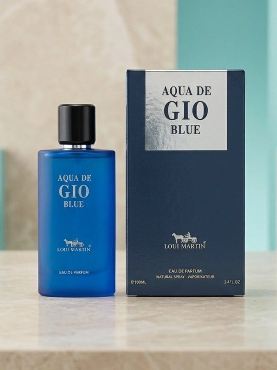Aqua de Gio blue Loui Martin, erkaklar uchun Parfyumlangan suv, edp 100ml - 