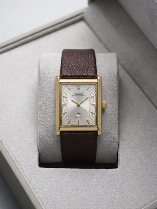 Minimalist uslubdagi erkaklar soati Rolex - 