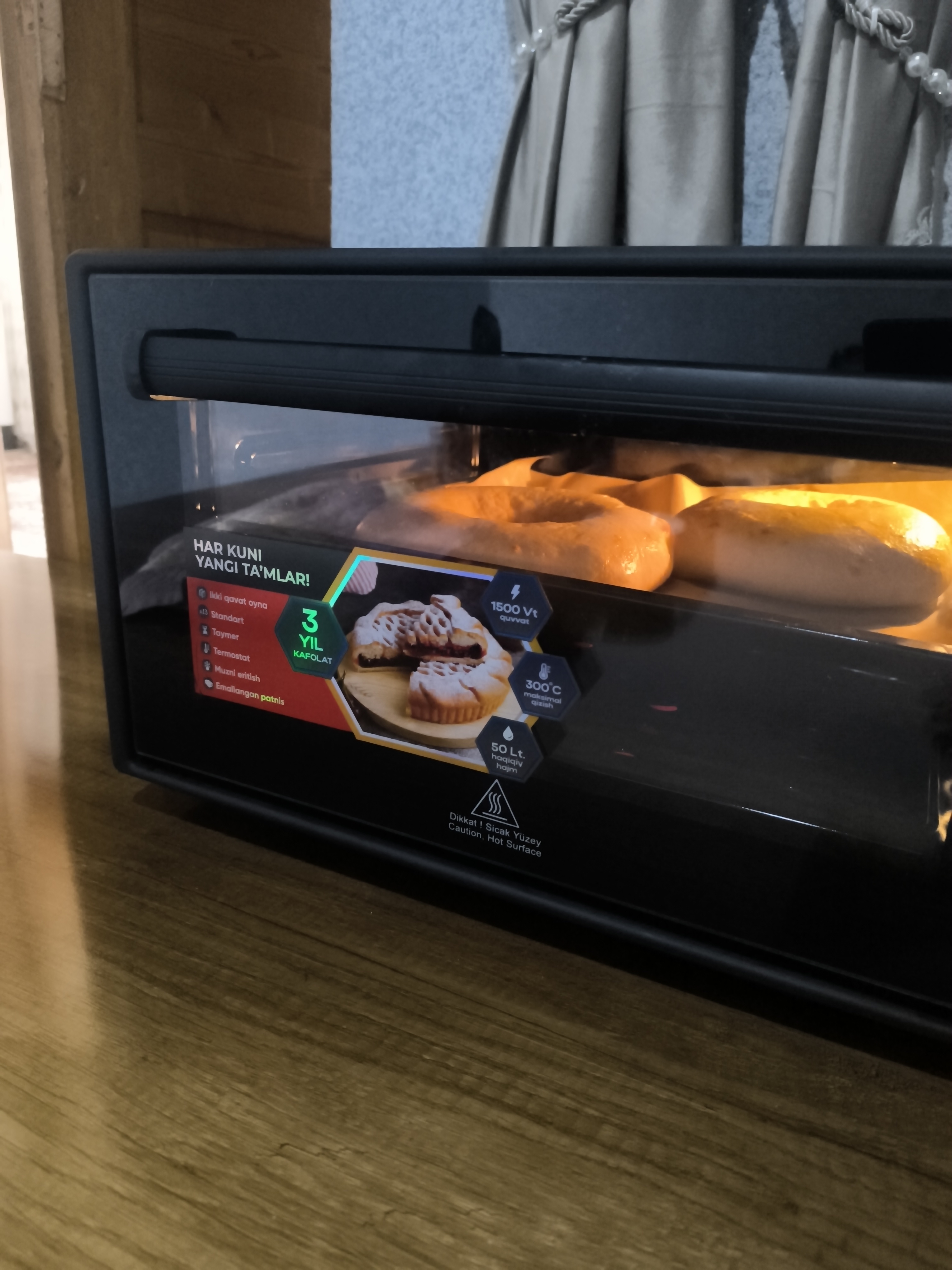 Мини печь Ideal M5000, объём духовки 50 л