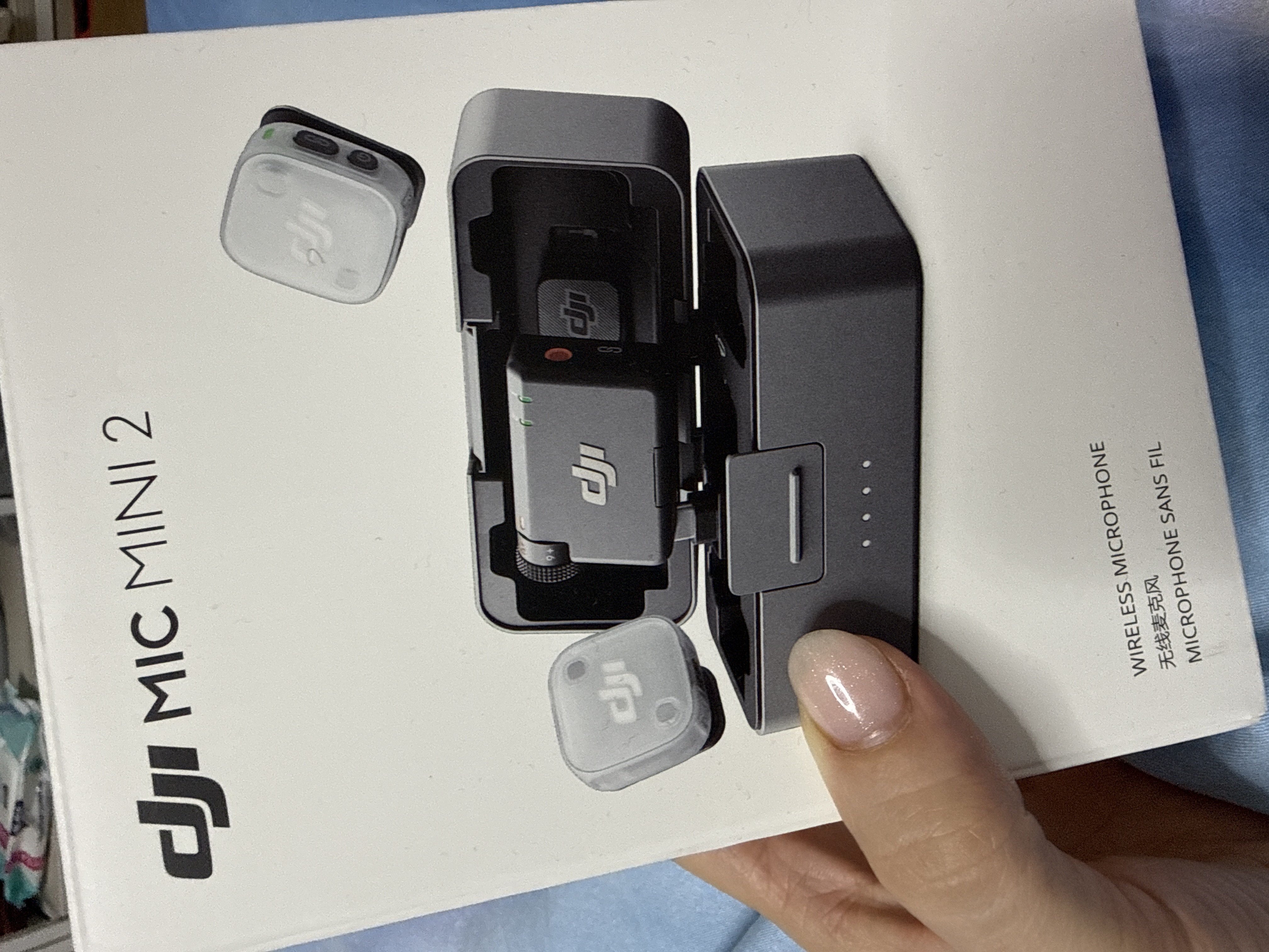 Беспроводной микрофон  DJI Mic Mini 2 (2+1) для iPhone и Android, запись звука без шума