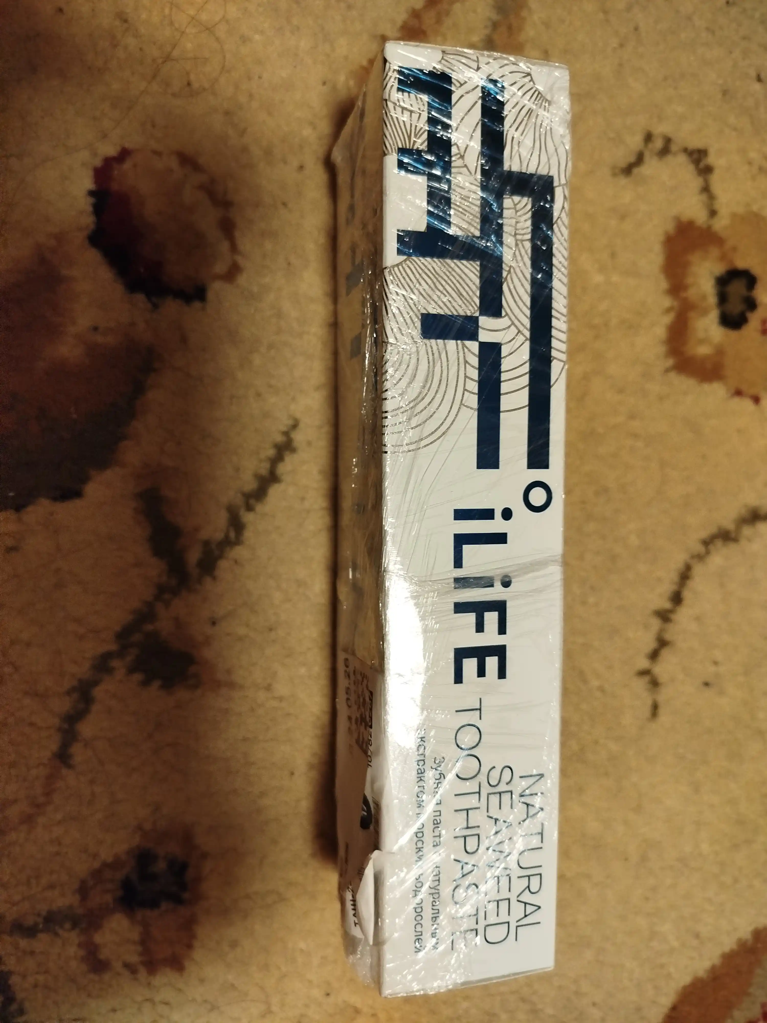 ILiFE Tabiiy dengiz o‘tlari ekstrakti bilan tish pastasi, 120 g