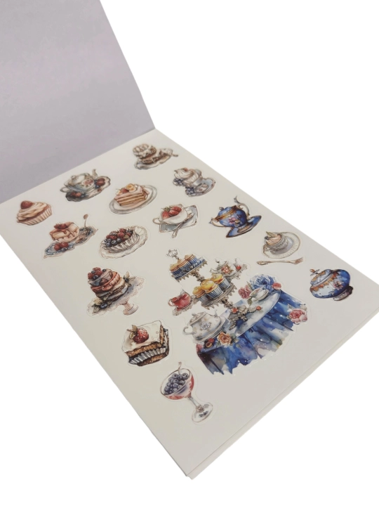Sticker book 100+stikerlar A5 -12 varaqli estetik