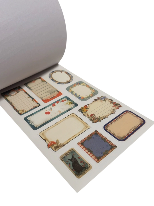 Sticker book 100+stikerlar A5 -12 varaqli estetik