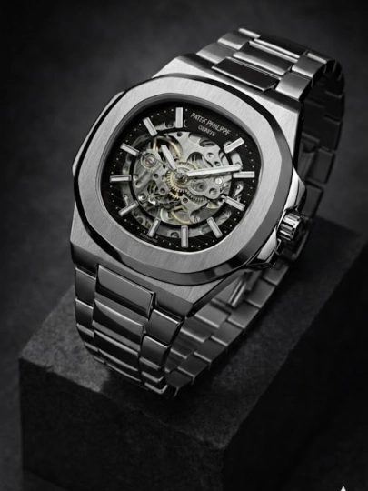 Мужские наручные часы Patek Philippe с механическим механизмом — OSMANN-SOATYYY-ЧЕРН