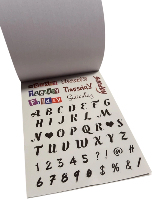 Sticker book 100+stikerlar A5 -12 varaqli estetik