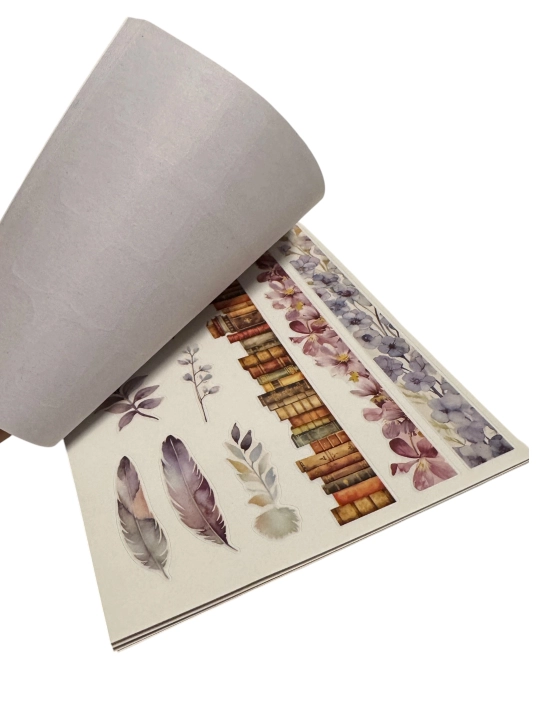 Sticker book 100+stikerlar A5 -12 varaqli estetik