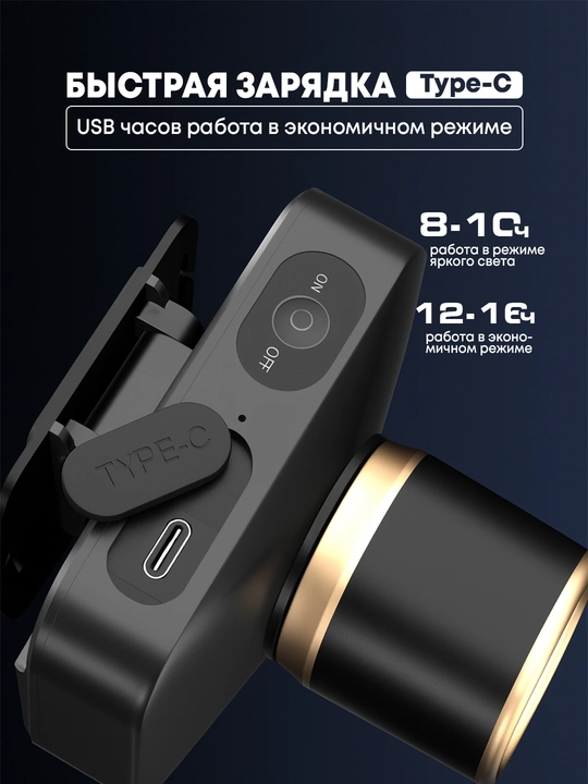 KEHOLL GF601 bosh chiroq Fokusli, 800 lm, Type-C, IP54 - 