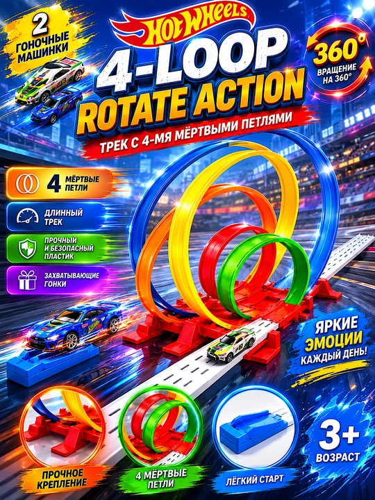 Hot wheels, игрушки для мальчиков, машинки для детей - 