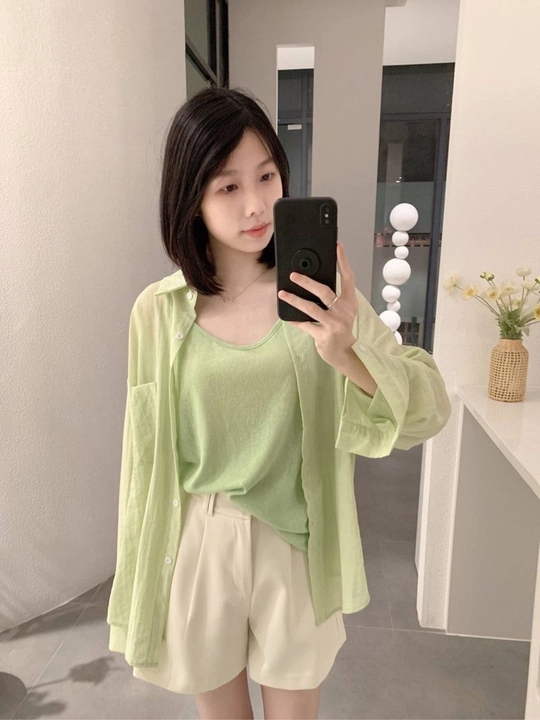 Ayollar ko‘ylagi, klassik, uzun yengli, paxtadan, asosiy modeli, C, M, L, freesize
