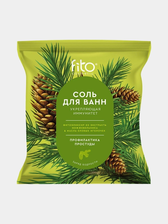 Vanna uchun tuz, ELIXIRICA immunitetni mustahkamlovchi fitokosmetik 500 g - 