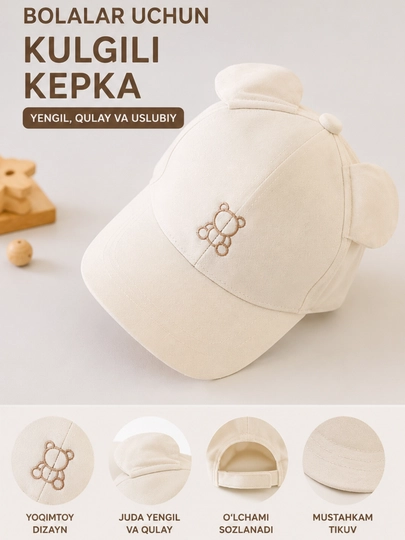 Kepka bolalar uchun - 