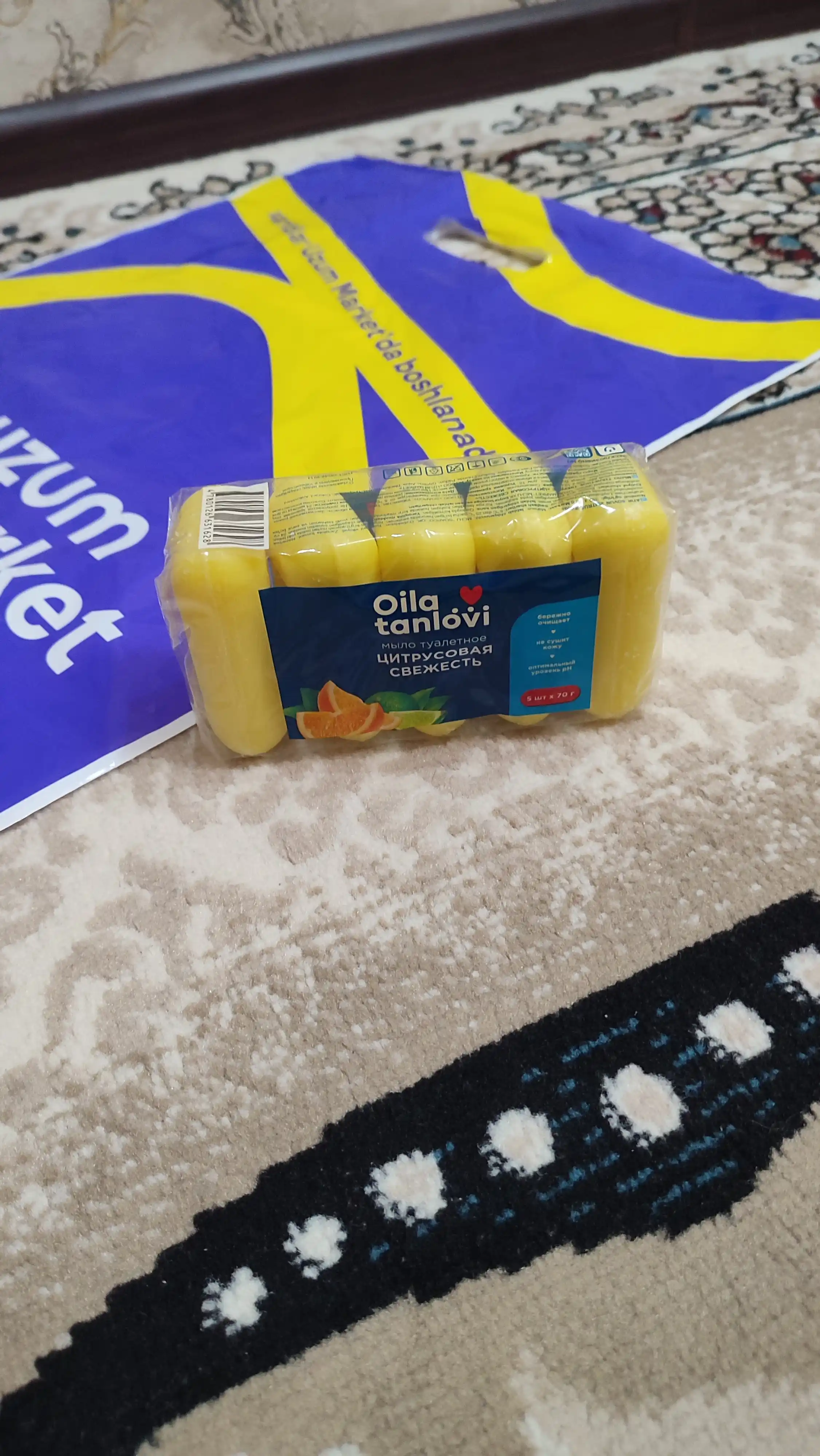 Oila Tanlovi atir sovuni 70 g, 5 dona