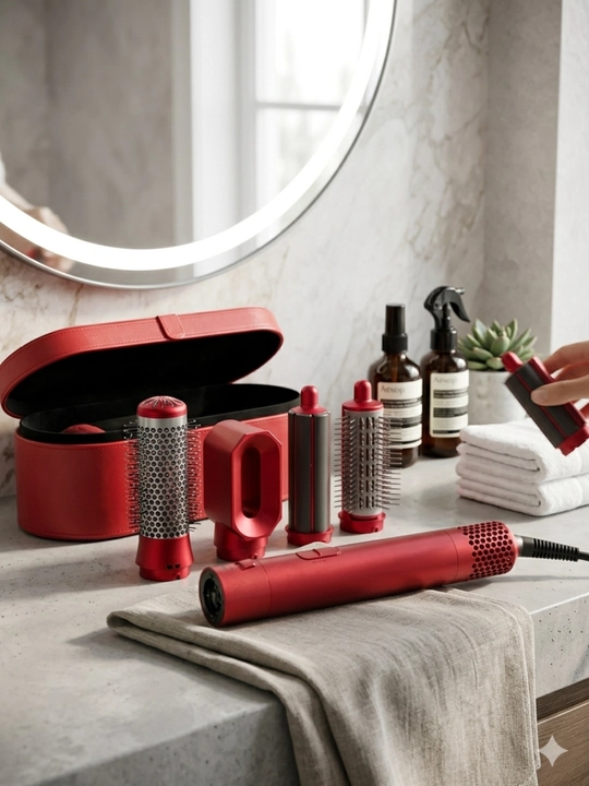 Фен-стайлер Dyson, 5 в 1, дисон, дайсон для всех типов волос, с кейсом, плойка - 