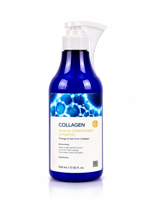 Collagen Wash & Conditioner Shampoo 2 in 1 530 ml