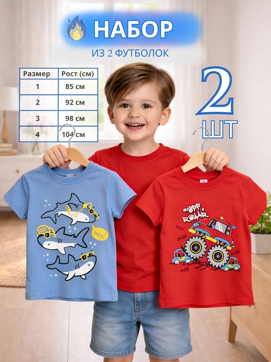 O‘g‘il bolalar uchun futbolka - 